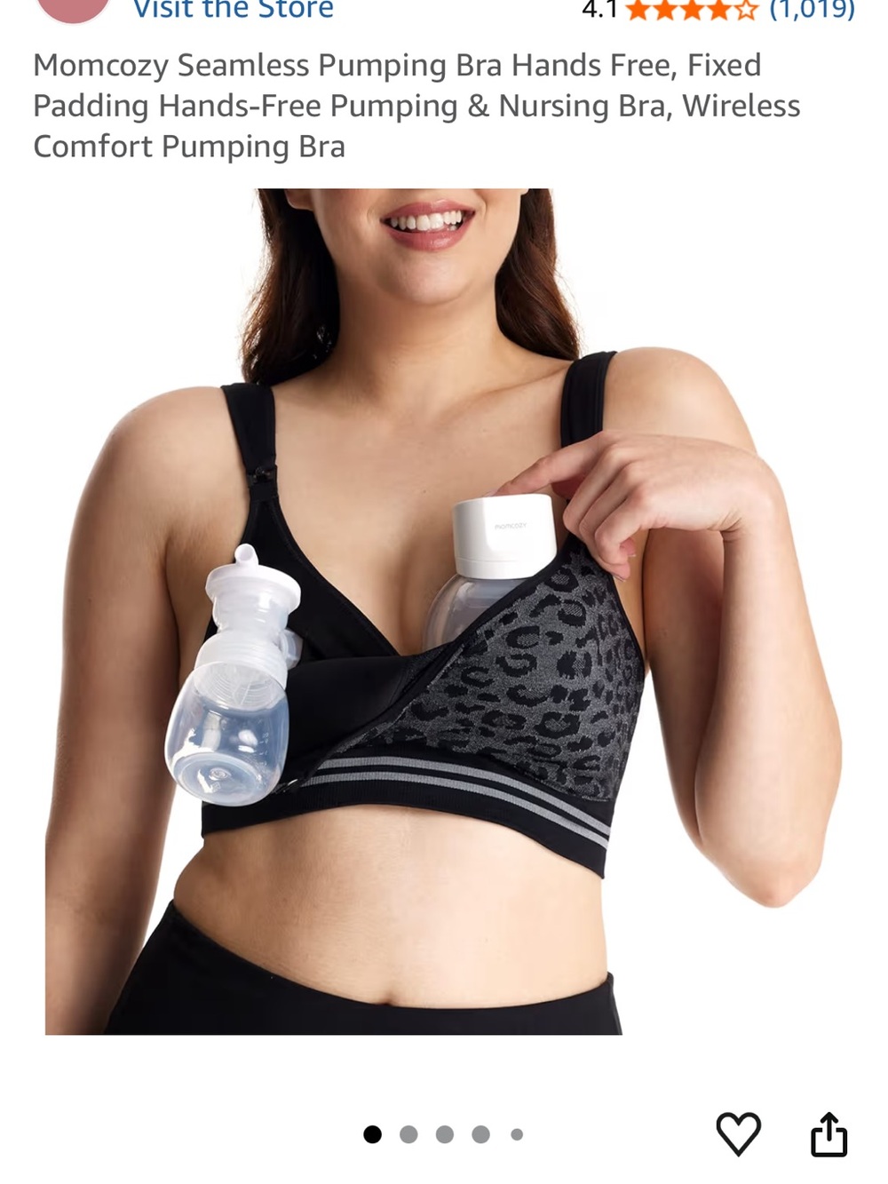 Maternity nursing/pumping bra - Picture 4 of 4